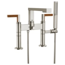 Luxe Nickel / Teak Wood